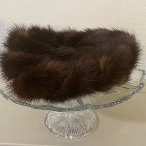 Fabulous GIMBELS vintage retro 1950s fur hat - excellent condition!